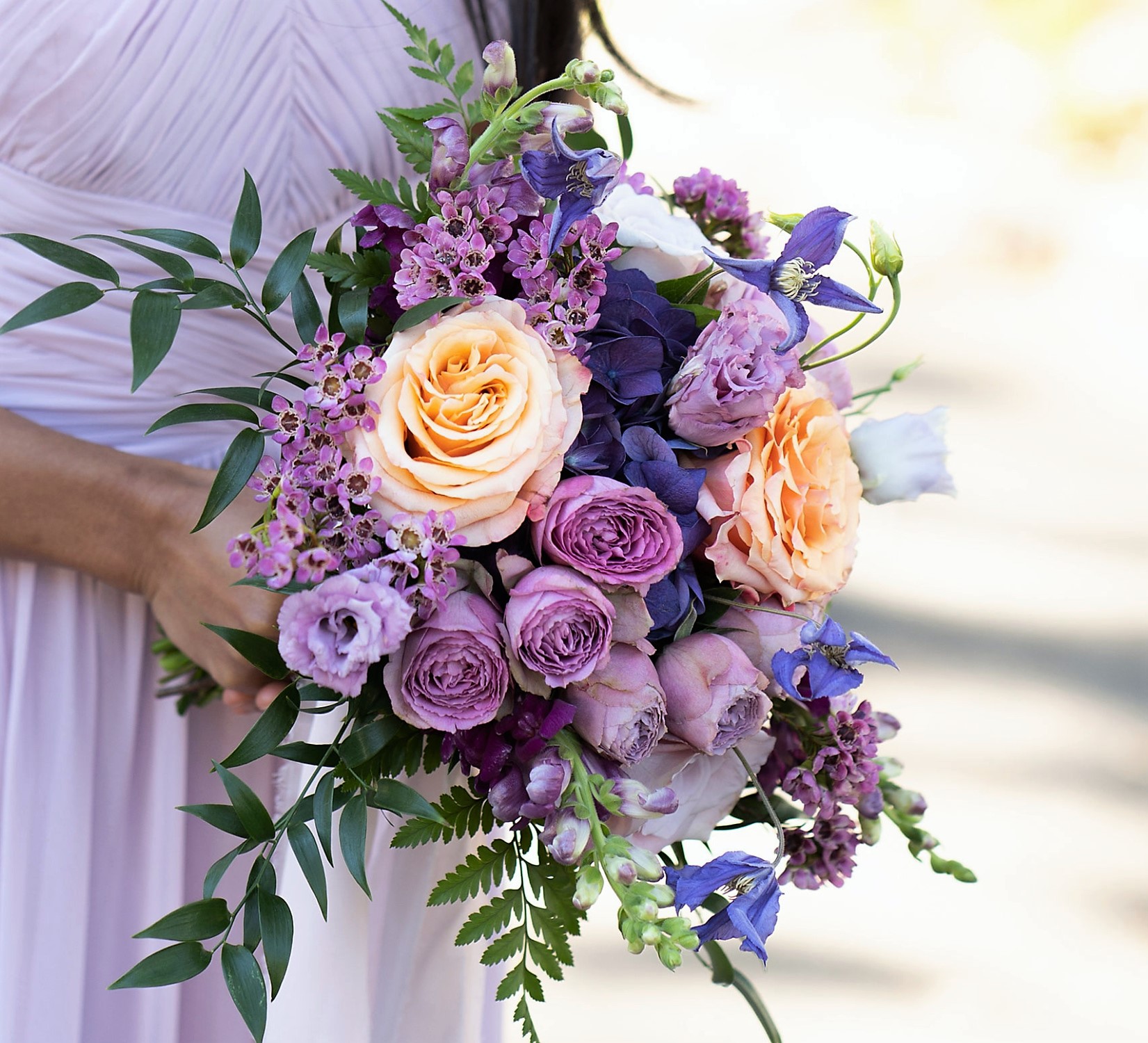 Wondrous Swirl Bridesmaid Bouquet