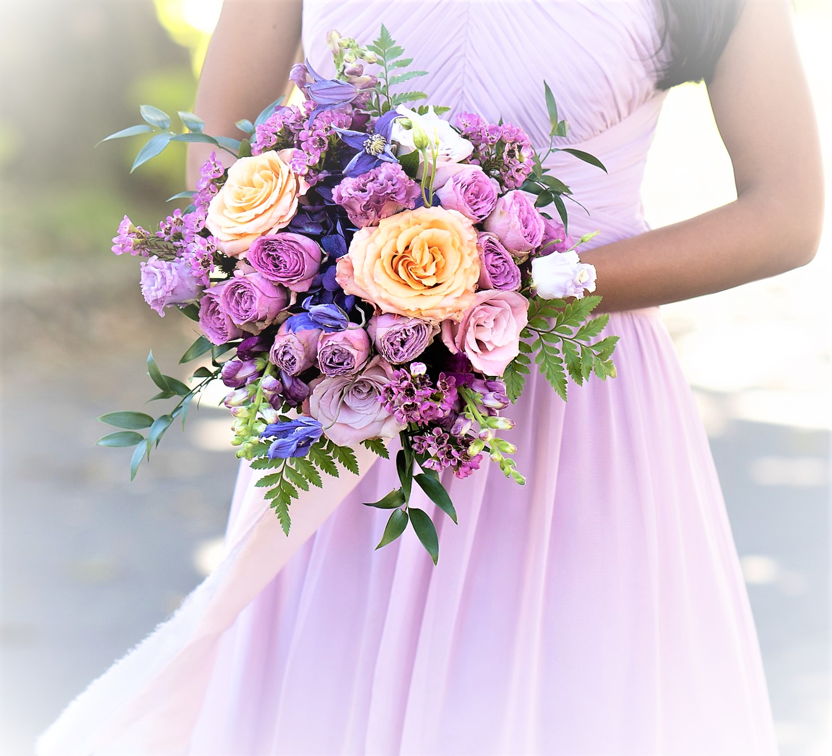 Wondrous Swirl Bridesmaid Bouquet