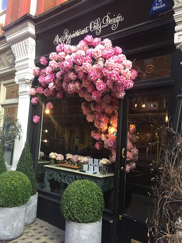 we love florists blog -Snippet & Ink window display 