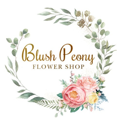 Blush Peony Florist Logo