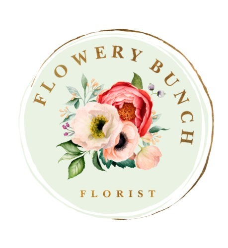 Flowery Bunch Florist Logo