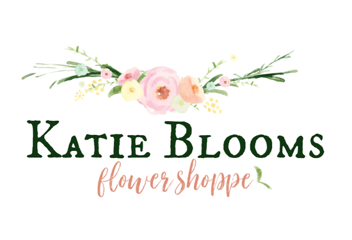 Katie blooms logo Florist Logos