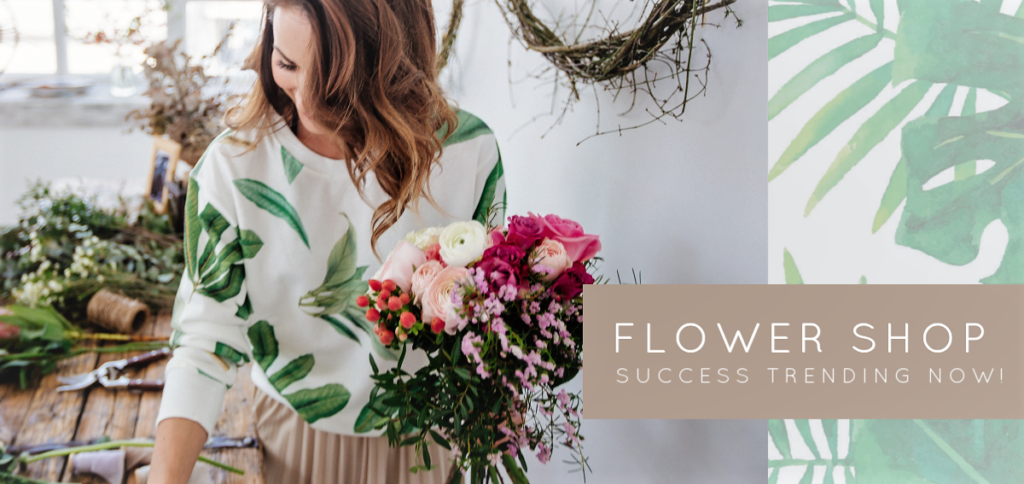 Blomsterbutik forretning succes
